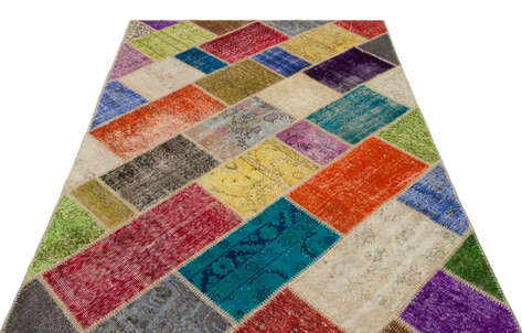 Apex Patchwork Unique Multi Naturel 22044 160 cm X 230 cm - 5