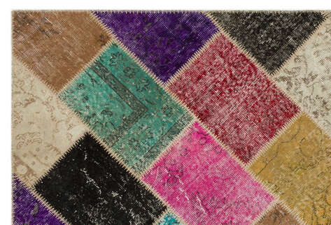 Apex Patchwork Unique Multi Naturel 22050 160 cm X 230 cm - 3