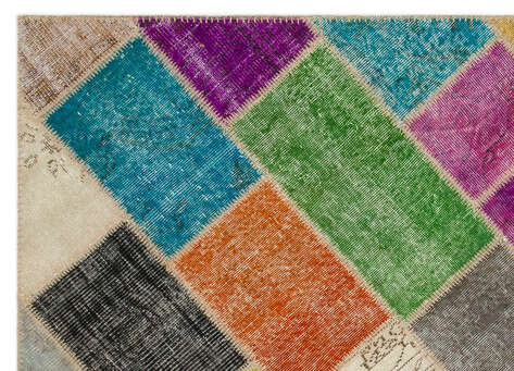 Apex Patchwork Unique Multi Naturel 22052 160 cm X 230 cm - 4