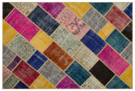 Apex Patchwork Unique Multi Naturel 22053 160 cm X 230 cm - 2