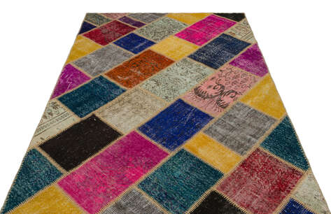 Apex Patchwork Unique Multi Naturel 22053 160 cm X 230 cm - 4