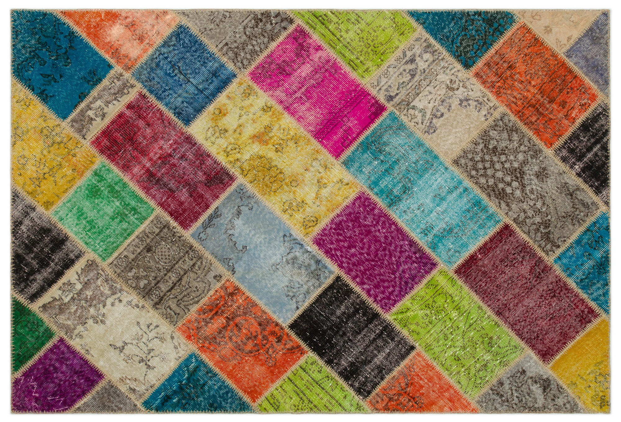 Apex Patchwork Unique Multi Naturel 22056 160 cm X 230 cm