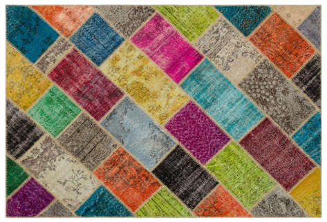 Apex Patchwork Unique Multi Naturel 22056 160 cm X 230 cm - 1