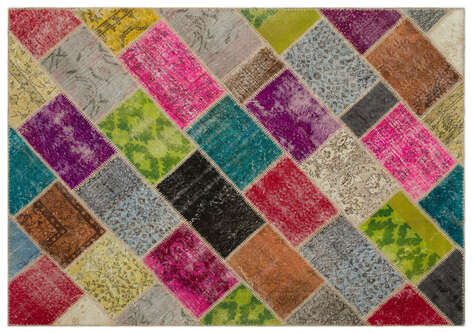 Apex Patchwork Unique Multi Naturel 22057 160 cm X 230 cm - 1