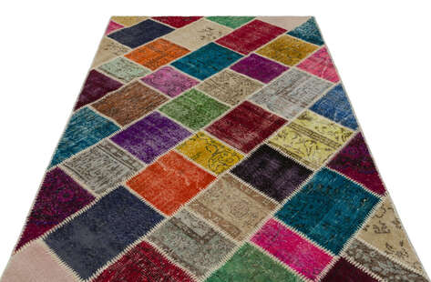 Apex Patchwork Unique Multi Naturel 22058 160 cm X 230 cm - 3