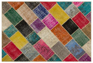 Apex Patchwork Unique Multi Naturel 22071 160 cm X 230 cm (2)