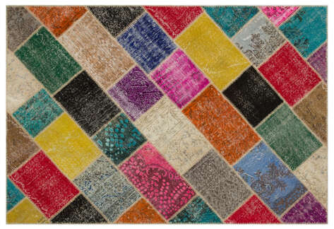 Apex Patchwork Unique Multi Naturel 22071 160 cm X 230 cm - 2