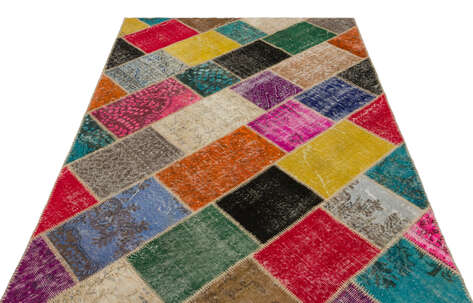 Apex Patchwork Unique Multi Naturel 22071 160 cm X 230 cm - 4