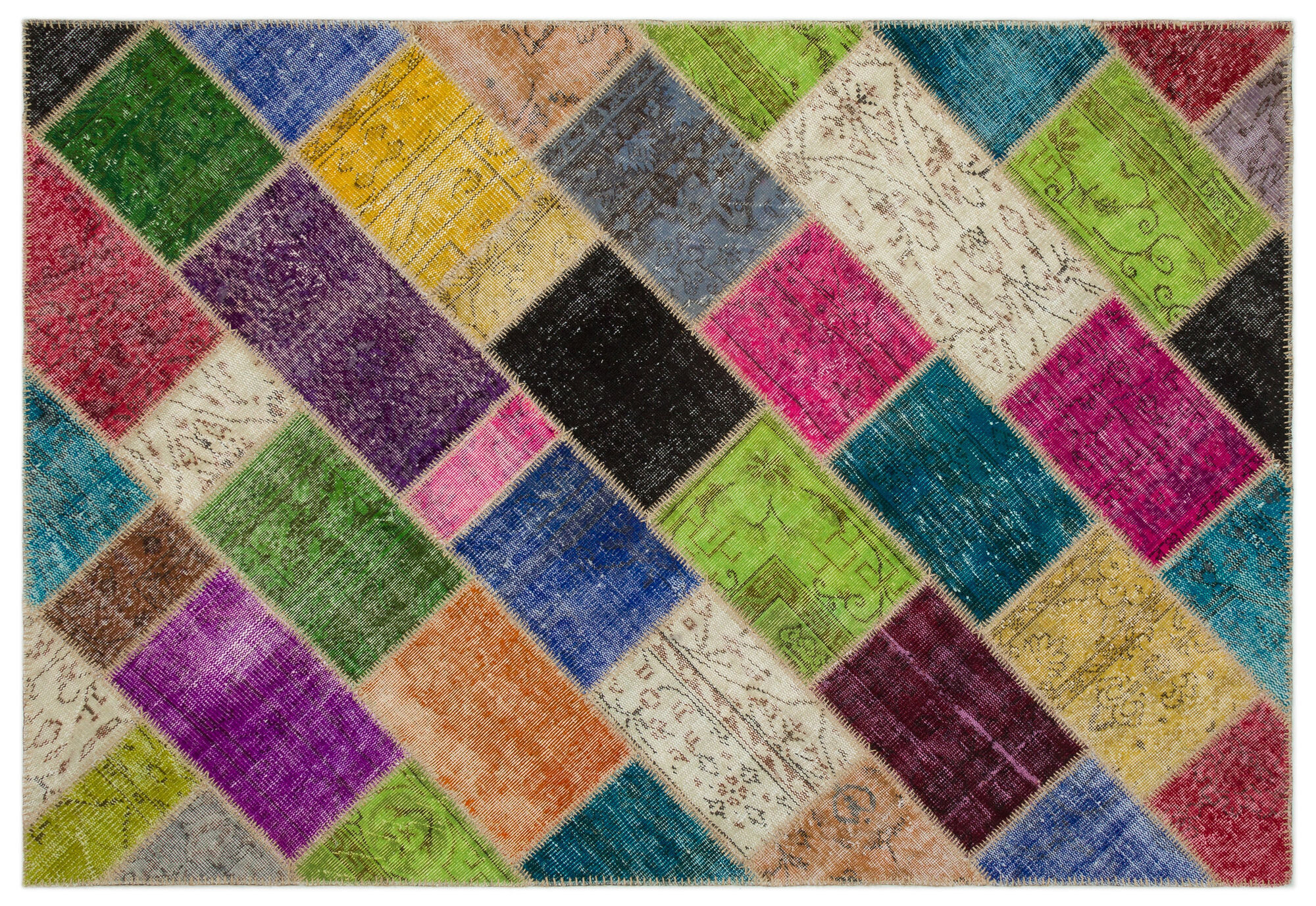 Apex Patchwork Unique Multi Naturel 22075 160 cm X 230 cm