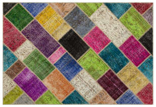 Apex Patchwork Unique Multi Naturel 22075 160 cm X 230 cm - 1