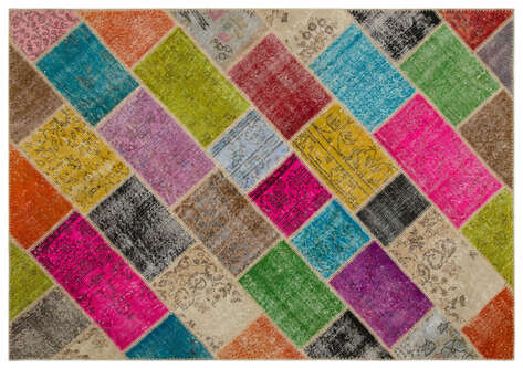 Apex Patchwork Unique Multi Naturel 22076 160 cm X 230 cm - 1