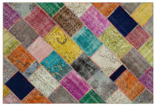 Apex Patchwork Unique Multi Naturel 22079 160 cm X 230 cm (1)