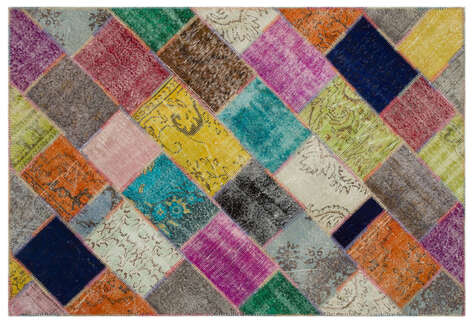 Apex Patchwork Unique Multi Naturel 22079 160 cm X 230 cm - 1