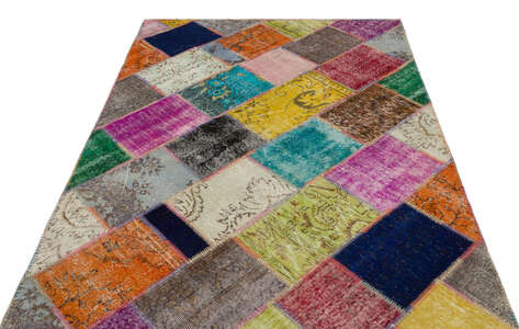 Apex Patchwork Unique Multi Naturel 22079 160 cm X 230 cm - 3