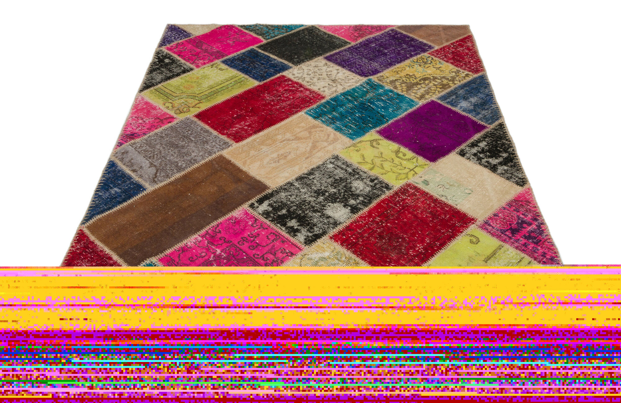 Apex Patchwork Unique Multi Naturel 22083 160 cm X 230 cm