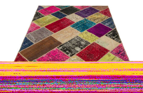 Apex Patchwork Unique Multi Naturel 22083 160 cm X 230 cm - 1