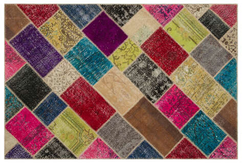 Apex Patchwork Unique Multi Naturel 22083 160 cm X 230 cm - 3