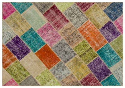 Apex Patchwork Unique Multi Naturel 22084 160 cm X 230 cm - 1