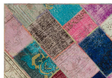 Apex Patchwork Unique Multi Naturel 22087 160 cm X 230 cm - 4