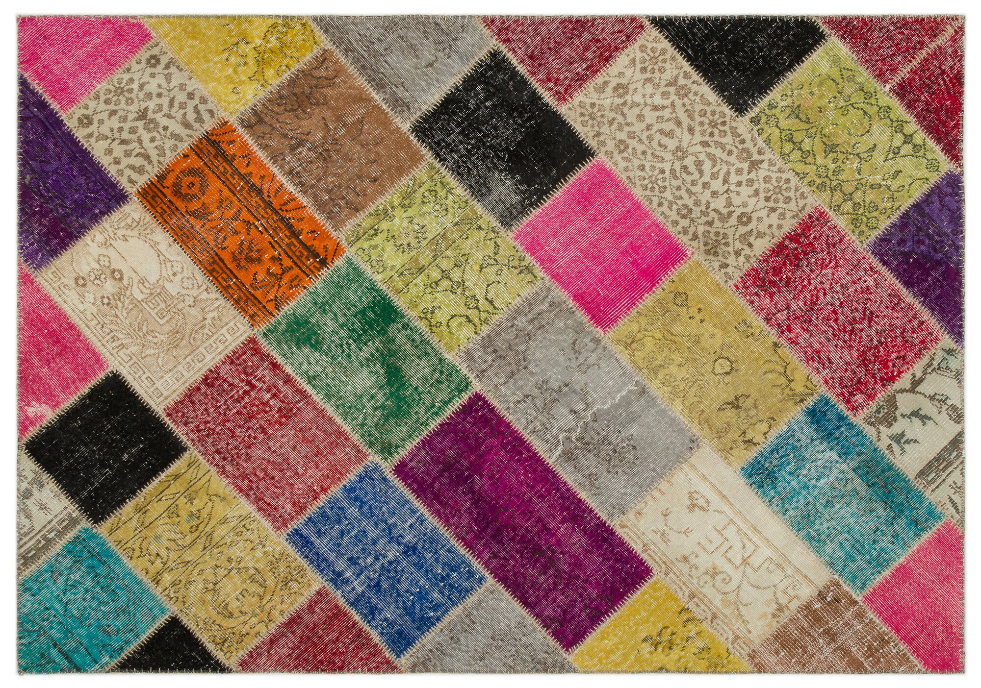 Apex Patchwork Unique Multi Naturel 22089 160 cm X 230 cm