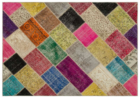 Apex Patchwork Unique Multi Naturel 22089 160 cm X 230 cm - 1