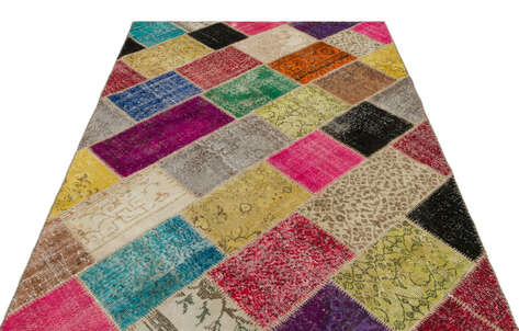 Apex Patchwork Unique Multi Naturel 22089 160 cm X 230 cm - 3