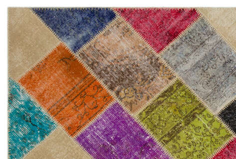Apex Patchwork Unique Multi Naturel 22093 160 cm X 230 cm - 4