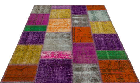 Apex Patchwork Unique Multi Naturel 22249 160 cm X 230 cm - 3