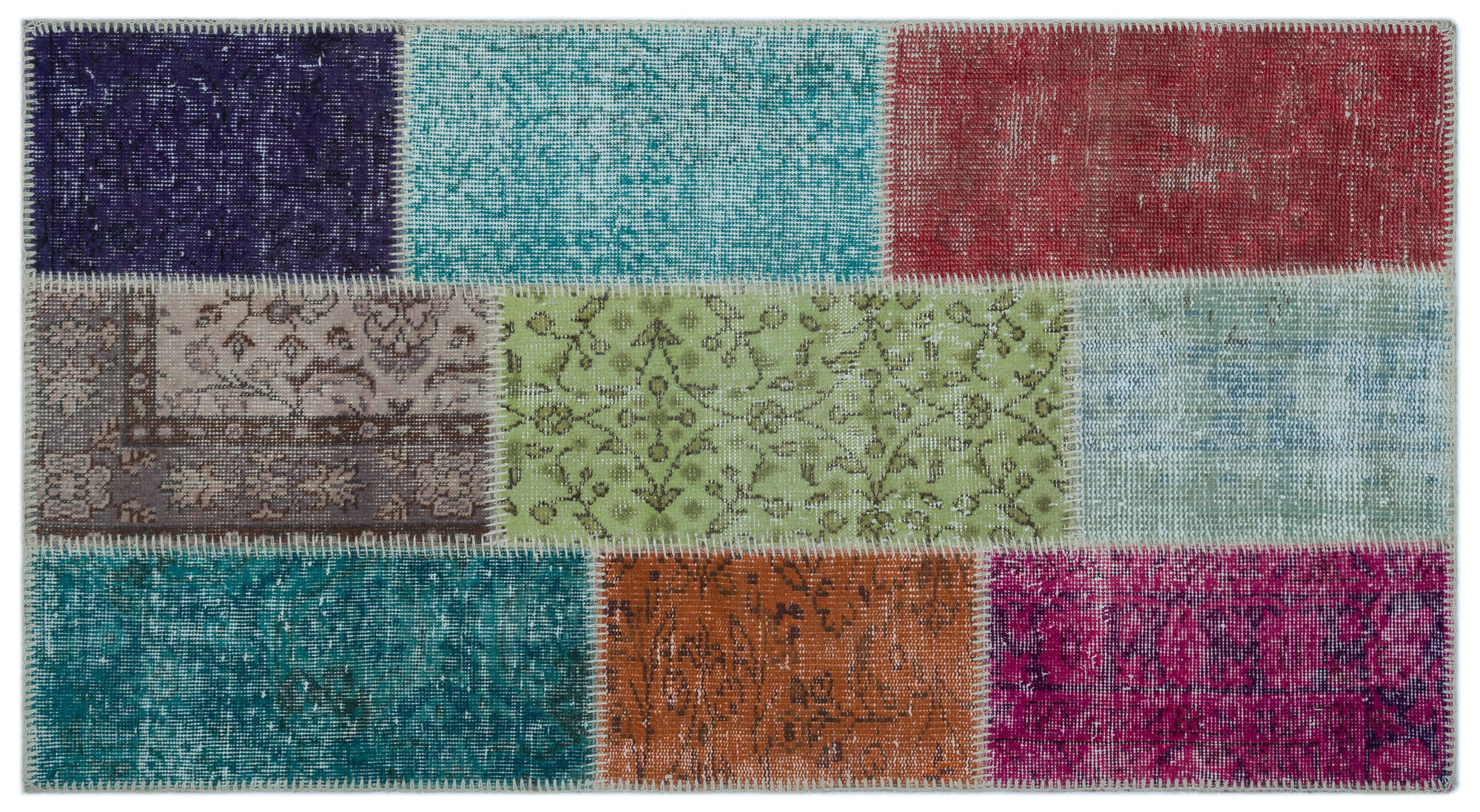 Apex Patchwork Unique Multi Naturel 24626 080 cm X 150 cm