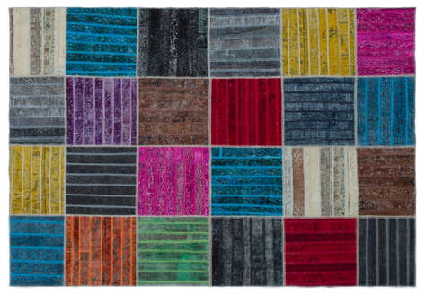 Apex Patchwork Unique Multi Naturel 24815 160 cm X 230 cm - 1