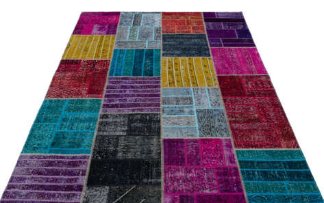 Apex Patchwork Unique Multi Naturel 24866 160 cm X 230 cm - 3
