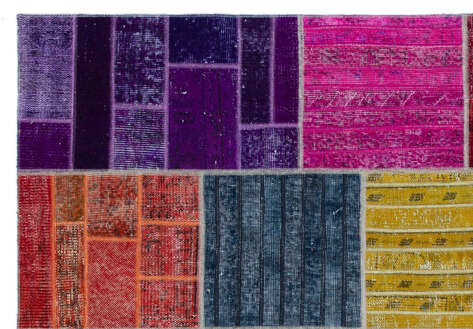 Apex Patchwork Unique Multi Naturel 24866 160 cm X 230 cm - 5