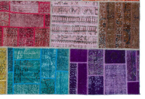 Apex Patchwork Unique Multi Naturel 24868 160 cm X 230 cm - 4