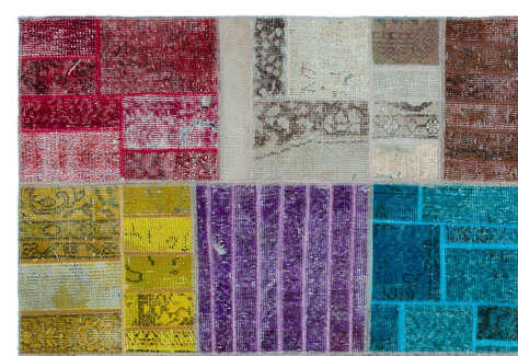 Apex Patchwork Unique Multi Naturel 24868 160 cm X 230 cm - 5
