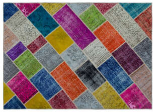 Apex Patchwork Unique Multi Naturel 24921 160 cm X 230 cm (1)