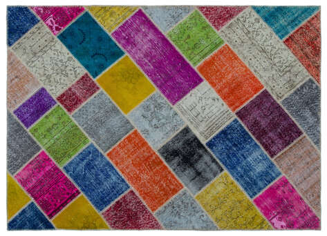 Apex Patchwork Unique Multi Naturel 24921 160 cm X 230 cm - 1