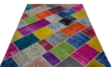 Apex Patchwork Unique Multi Naturel 24921 160 cm X 230 cm - 3