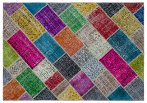 Apex Patchwork Unique Multi Naturel 24931 160 cm X 230 cm - 1