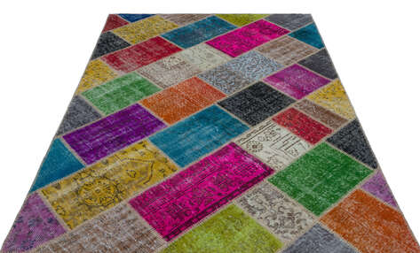 Apex Patchwork Unique Multi Naturel 24931 160 cm X 230 cm - 3