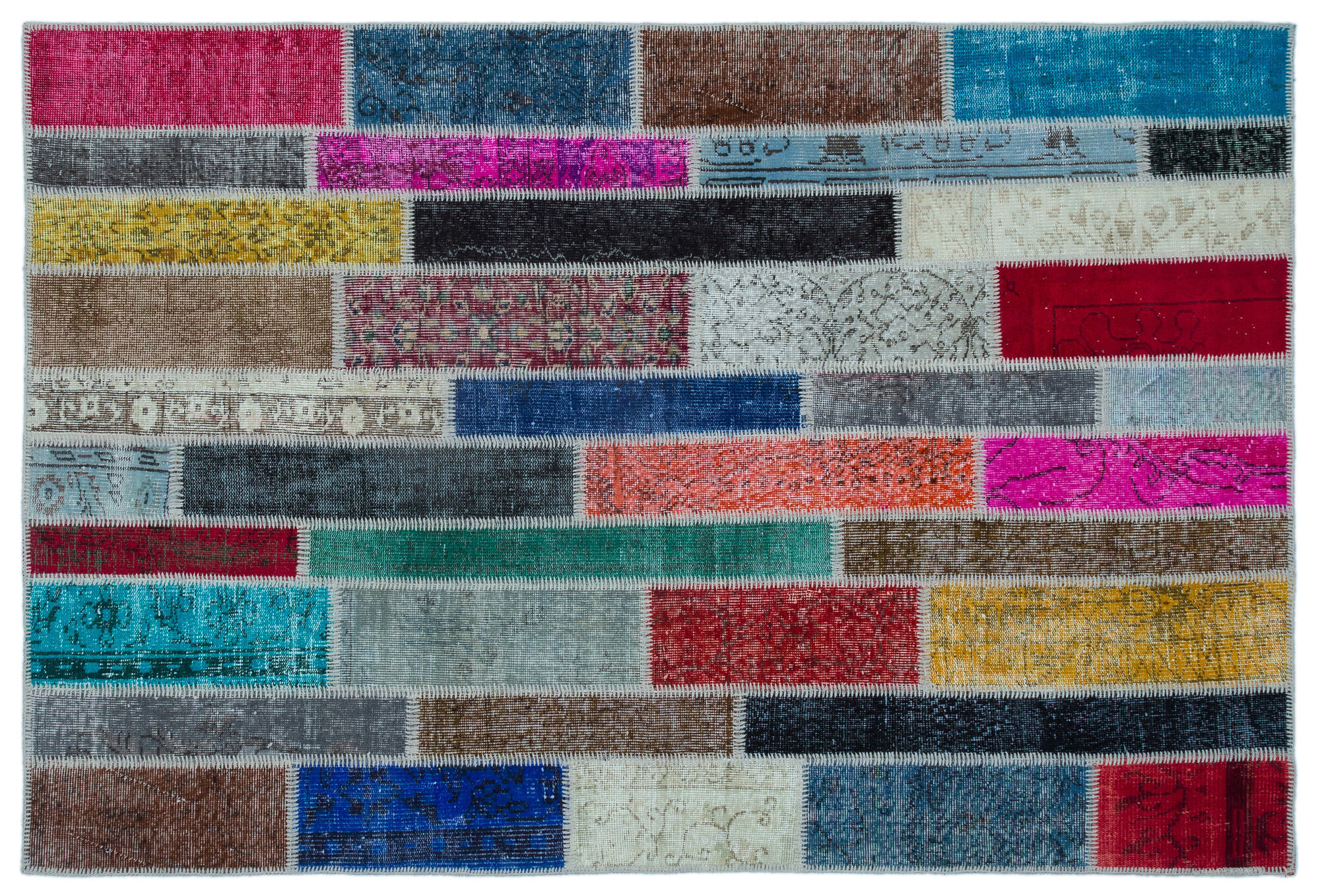 Apex Patchwork Unique Multi Naturel 25215 157 cm X 233 cm