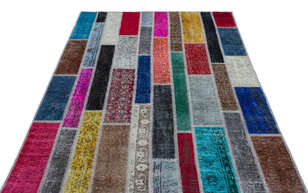 Apex Patchwork Unique Multi Naturel 25215 157 cm X 233 cm (3)