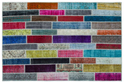 Apex Patchwork Unique Multi Naturel 25216 154 cm X 232 cm - 1