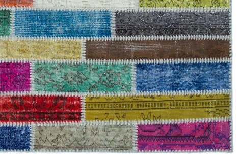 Apex Patchwork Unique Multi Naturel 25219 154 cm X 232 cm - 1