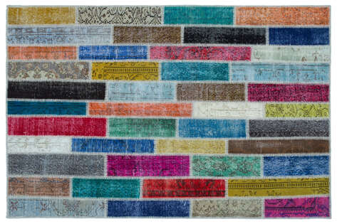 Apex Patchwork Unique Multi Naturel 25219 154 cm X 232 cm - 2
