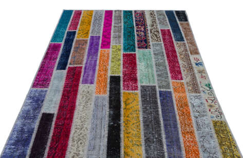 Apex Patchwork Unique Multi Naturel 25222 151 cm X 233 cm - 4
