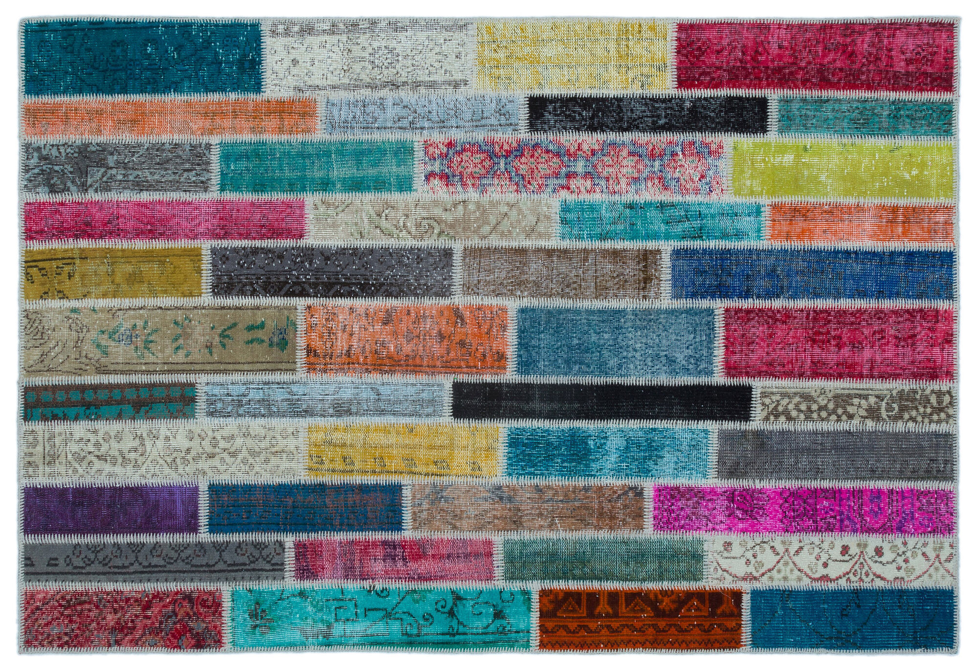 Apex Patchwork Unique Multi Naturel 25223 157 cm X 230 cm