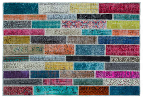 Apex Patchwork Unique Multi Naturel 25223 157 cm X 230 cm - 1
