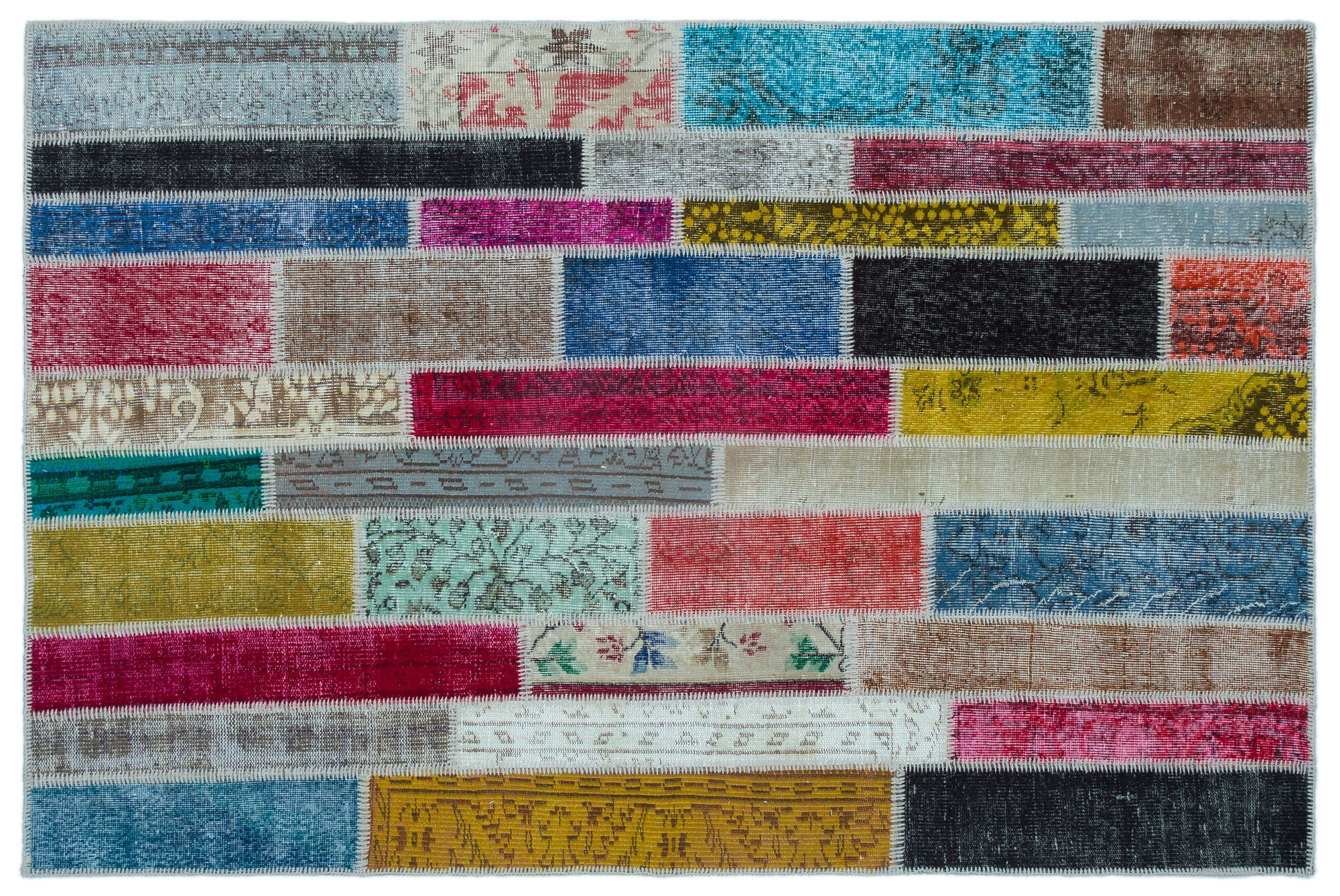 Apex Patchwork Unique Multi Naturel 25226 155 Cm X 231 Cm