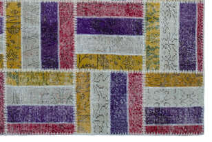Apex Patchwork Unique Multi Naturel 25617 160 cm X 238 cm (2)