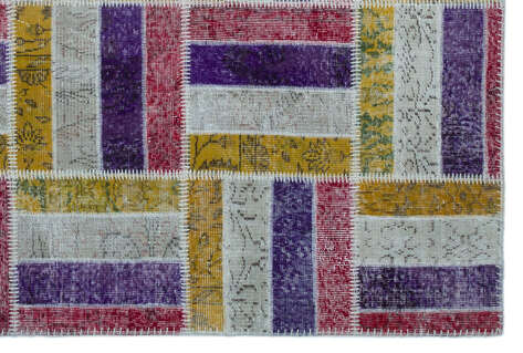 Apex Patchwork Unique Multi Naturel 25617 160 cm X 238 cm - 2